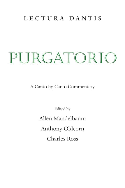 Book cover image for Lectura Dantis, Purgatorio ISBN: 9780520250567